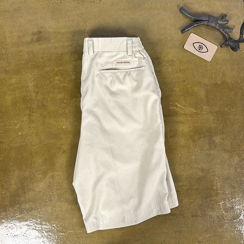 Vintage 90s Masters Khaki Golf Shorts - 28-30